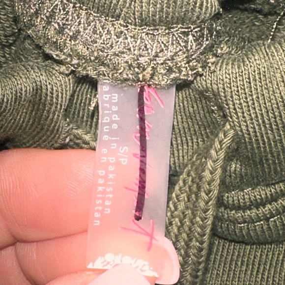 New Free People Movement Straight Legs Sweatpants Color Olive - Size S - Picture 6 of 6